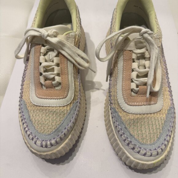 Dolce Vita Dolen Crochet Womens Gently Used Sneakers in Pastel Colors size 8 - Picture 12 of 14